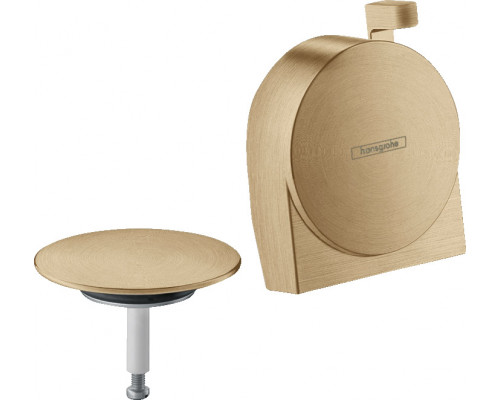 Комплект Hansgrohe Exafill S излив на ванну со сливом-переливом шлифованная бронза 58117140S