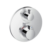 Термостат hansgrohe Ecostat S для 2 потребителей внешняя часть 15758000