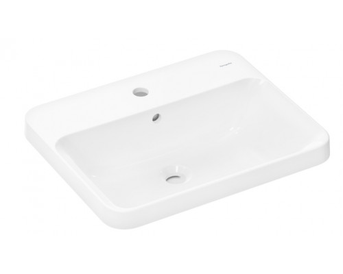 Раковина встраиваемая hansgrohe Xuniva Q 550х450 мм с отверстием под смеситель и переливом 60162450