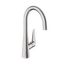 Смеситель для кухни Hansgrohe Talis M51 260 поворотный излив сталь 72810800