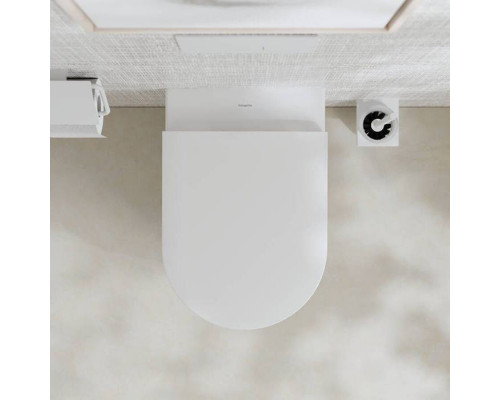 Сиденье для унитаза Hansgrohe GladeLake S с микролифтом белый 60112450