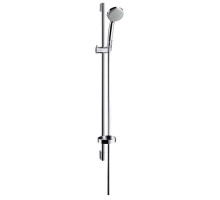 Душевой гарнитур Hansgrohe Croma 100 Vario со штангой 90 см и мыльницей хром 27771000
