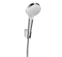 Душевой гарнитур Hansgrohe Crometta 100 Vario с держателем и шлангом 160 см белый/хром 26692400