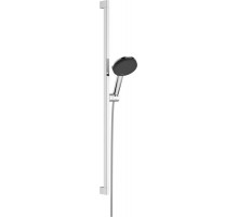 Душевой набор Hansgrohe Raindance Select S 125 3jet EcoSmart со штангой Unica E Puro 90 см хром 24601000