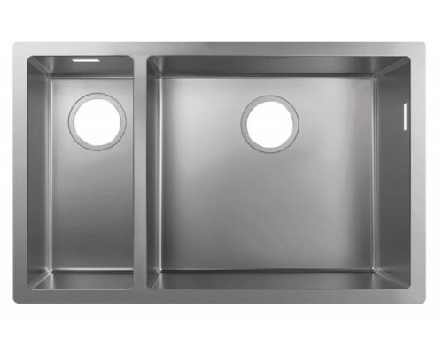 Кухонная мойка Hansgrohe S71 S719-U655 450х705 мм нержавеющая сталь 43429800