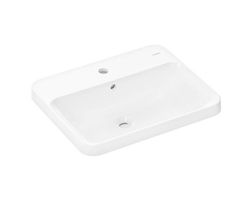 Раковина встраиваемая Hansgrohe Xuniva Q 55х45 см 1 отверстие белая 60162450