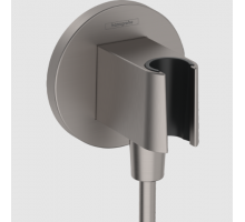 Шланговое подсоединение Hansgrohe Fixfit S шлифованный черный хром 26453340