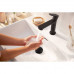 Смеситель для раковины Hansgrohe Rebris S 110 с донным клапаном черный матовый 72517670