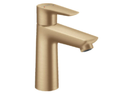 Смеситель для раковины Hansgrohe Talis E 110 шлифованная бронза с донным клапаном 71710140