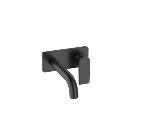 Смеситель для раковины hansgrohe Vernis Shape скрытый монтаж излив 20.7 см матовый черный 71578670