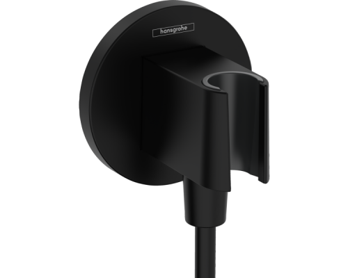 Шланговое подсоединение с держателем для душа hansgrohe FixFit Porter S матовый черный 26888670