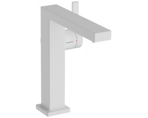 Смеситель для раковины hansgrohe Tecturis E 173 мм Г-излив CoolStart PushOpen белый матовый 73040700