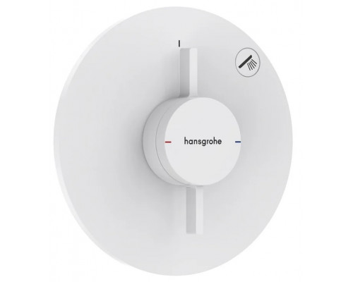 Смеситель для душа Hansgrohe DuoTurn S на 1 потребителя внешняя часть белый матовый 75618700