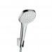 Душевой набор Hansgrohe Croma Select E 1jet PorterS со шлангом 1.25 м белый/хром 26412400