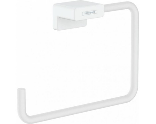 Полотенцедержатель-кольцо Hansgrohe AddStoris матовый белый 41754700