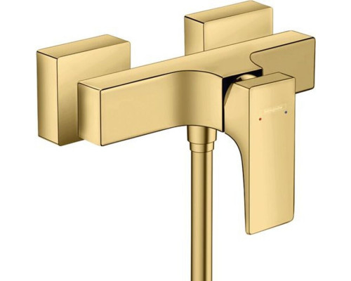 Смеситель для душа Hansgrohe Metropol однорычажный внешний монтаж полированное золото 32560990