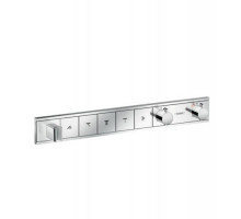 Смеситель для душа термостатический встраиваемый Hansgrohe RainSelect на 5 потребителей хром 15358000