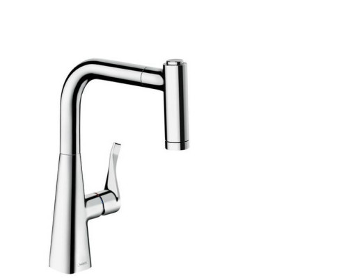 Смеситель для кухни Hansgrohe M7115-H220 однорычажный с вытяжным душем хром 73800000