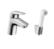 Смеситель для раковины Hansgrohe Logis с гигиеническим душем 71290000