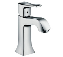 Смеситель для раковины Hansgrohe Metris Classic со сливным гарнитуром хром 31075000
