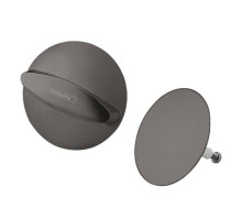Внешняя часть слива-перелива Hansgrohe Flexaplus шлифованный черный хром 58185340