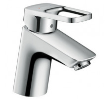 Смеситель для раковины Hansgrohe Logis Loop 70 со сливным гарнитуром 71150000