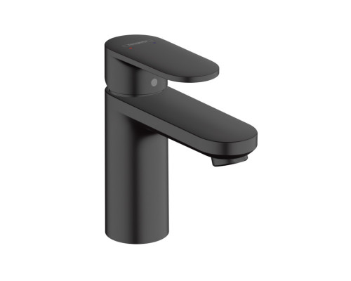 Смеситель для раковины hansgrohe Vernis Blend 100 без сливного гарнитура черный матовый 71580670