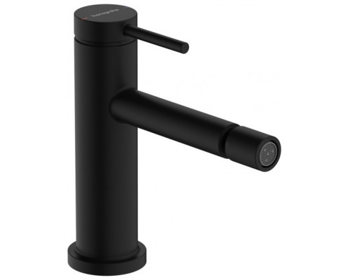 Смеситель для биде Hansgrohe Tecturis S со сливным гарнитуром черный матовый 73201670
