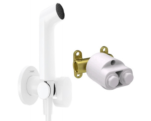 Готовый комплект гигиенического душа Hansgrohe Vernis Blend белый матовый 29232700/29235180