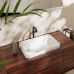 Раковина встраиваемая Hansgrohe Xuniva Q 55х40 см без отверстия белая 60158450