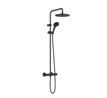 Душевая система Hansgrohe Vernis Blend 240 1jet с термостатом матовый черный 26426670