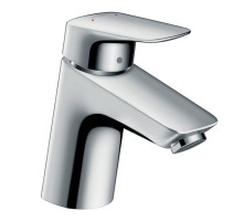 Смеситель для раковины Hansgrohe Logis 70 со сливным гарнитуром хром 71070000