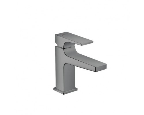 Смеситель для раковины Hansgrohe Metropol 100 с донным клапаном шлифованный черный хром 32500340