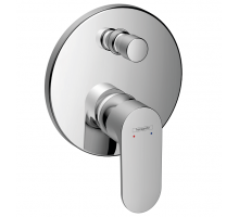 Смеситель для ванны Hansgrohe Rebris S однорычажный скрытого монтажа хром 72467000