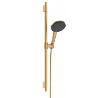 Душевой гарнитур Hansgrohe Raindance Alive Select S 625 мм Ø125 мм шлифованная бронза 24602140