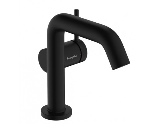 Смеситель для раковины Hansgrohe Tecturis S 112 мм Push-Open CoolStart черный матовый 73320670