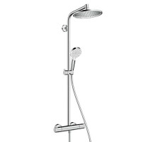 Душевая система Hansgrohe Crometta S 240 Showerpipe с термостатом хром 27268000