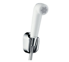 Гигиенический душ hansgrohe 1jet с держателем и шлангом 125 см белый/хром 32127000