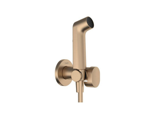 Гигиенический душ со смесителем hansgrohe Bidette E бронза 29232140