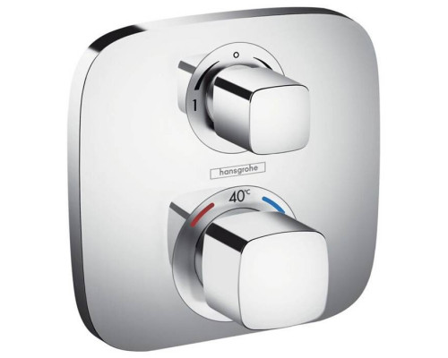 Смеситель для душа термостатический Hansgrohe Ecostat E 2 потребителя внешняя часть хром 15708000