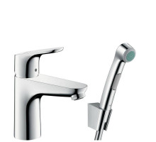 Смеситель для раковины Hansgrohe Focus E2 с гигиеническим душем хром 31927000