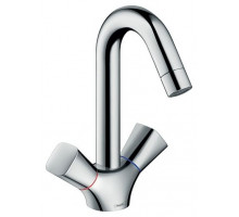 Смеситель для раковины Hansgrohe Logis двуручный без донного клапана 71221000