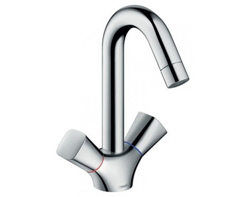 Смеситель для раковины Hansgrohe Logis двуручный без донного клапана 71221000