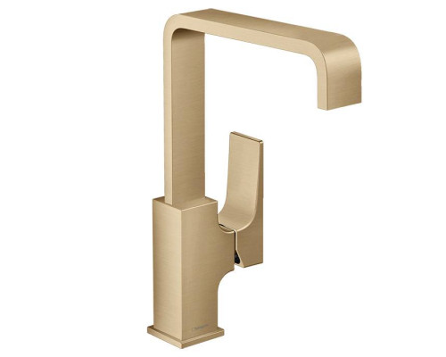 Смеситель для раковины Hansgrohe Metropol 260 на 1 отверстие с донным клапаном шлифованная бронза 32511140