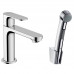 Смеситель для раковины Hansgrohe Rebris S 110 с гигиеническим душем хром 72215000