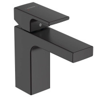 Смеситель для раковины Hansgrohe Vernis Shape 100 черный матовый 71569670