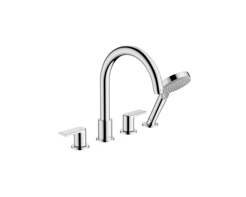 Смеситель на борт ванны Hansgrohe Vernis Shape на 4 отверстия внешняя часть 71459000