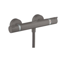 Термостат для душа Hansgrohe Ecostat Comfort внешнего монтажа шлифованный черный хром 13116340