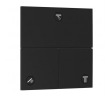 Вентиль hansgrohe ShowerSelect Comfort E для 3 потребителей скрытый монтаж матовый черный 15573670