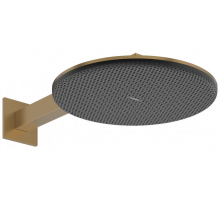 Верхний душ hansgrohe Raindance Alive S 300 мм 2 режима с кронштейном 390 мм бронза 24540140